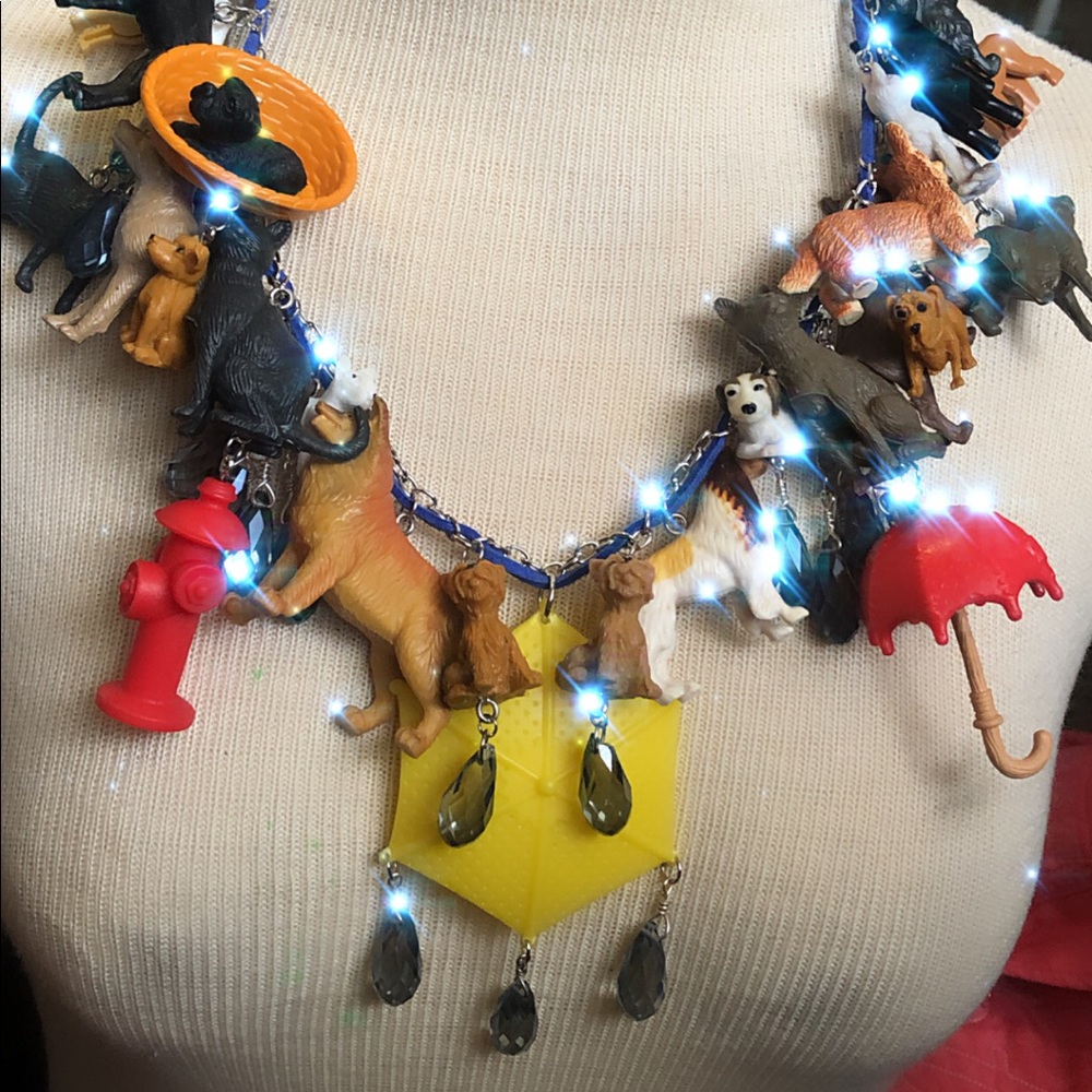 Raining Cats And Dogs Necklace